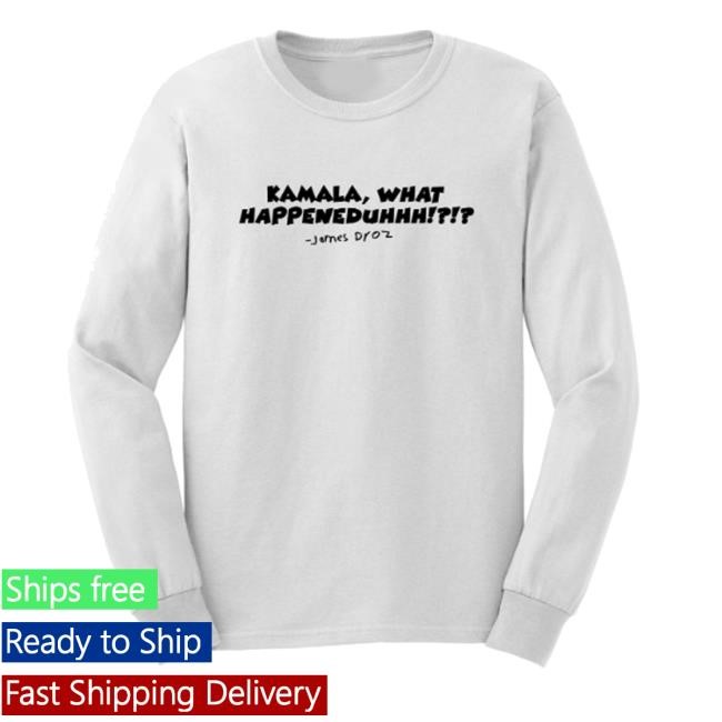 Pressroomink Merch Kamala What Happeneduhhh James Sweaters