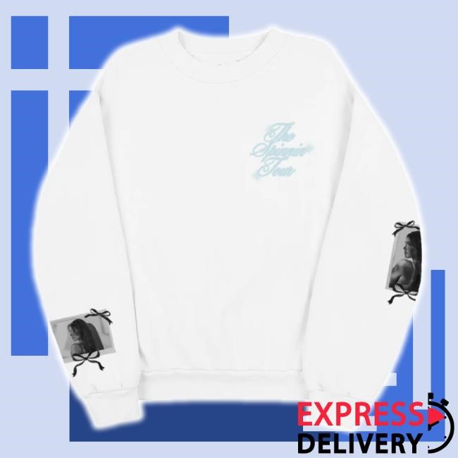 Original Spinnin Tour White Polaroid Long Sleeve T Shirt Madison Beer Shop Merch Store