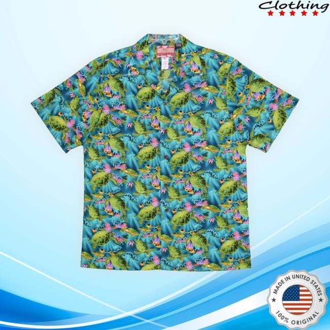 Official Green Honu Turtles Men's Hawaiian Sweatshirt