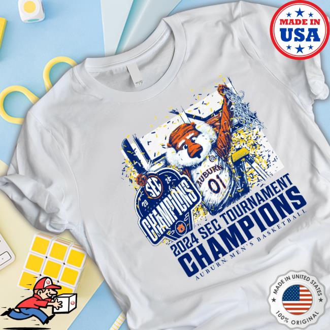 Trending Sec Tournament Champions 2024 Auburn Tigers Mascot Basketball Unisex Sweatshirt