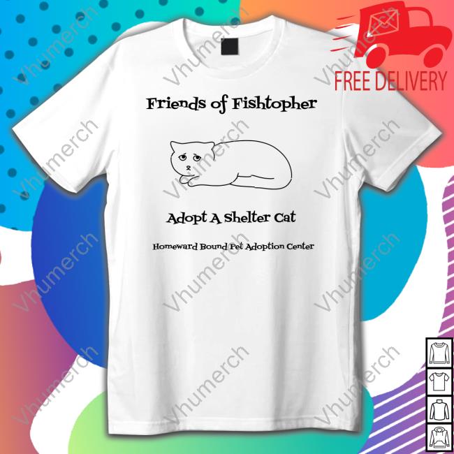 Friends Of Fishtopher Adopt A Shelter Cat Hoodie