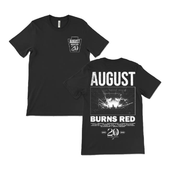 Trending August Burns Redtour Merch Store 20 Years Live Shirts Augustburnsredtourmerch Shop