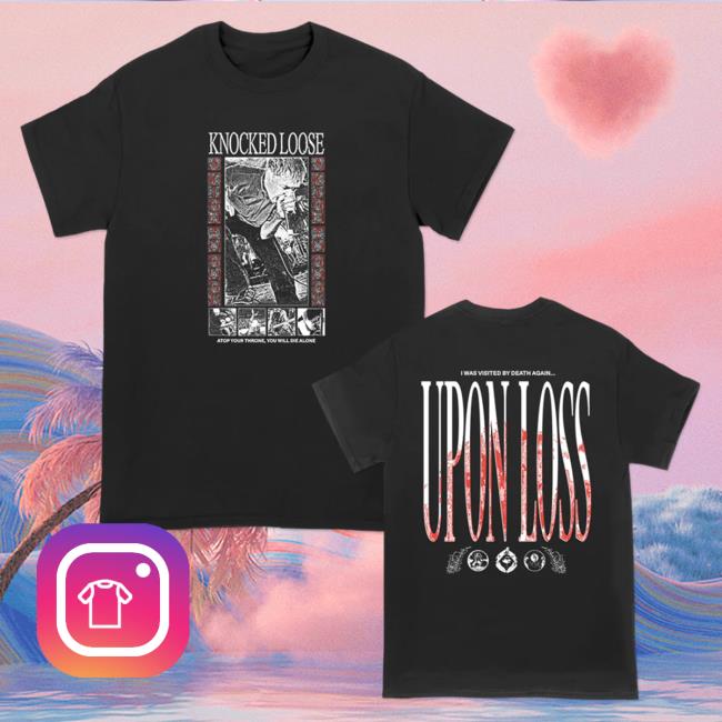 Official Knocked Loose Merch Store Knocked Loose Atop Your Throne Attractive Shirt