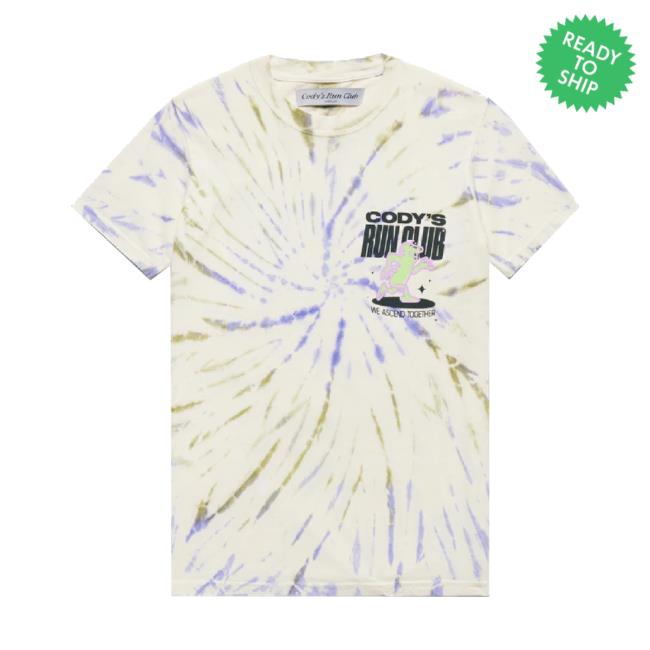 Original Cody'srun Club Merch Store Runboy - Classic Shirt - Tiedye Codysrunclub Shop