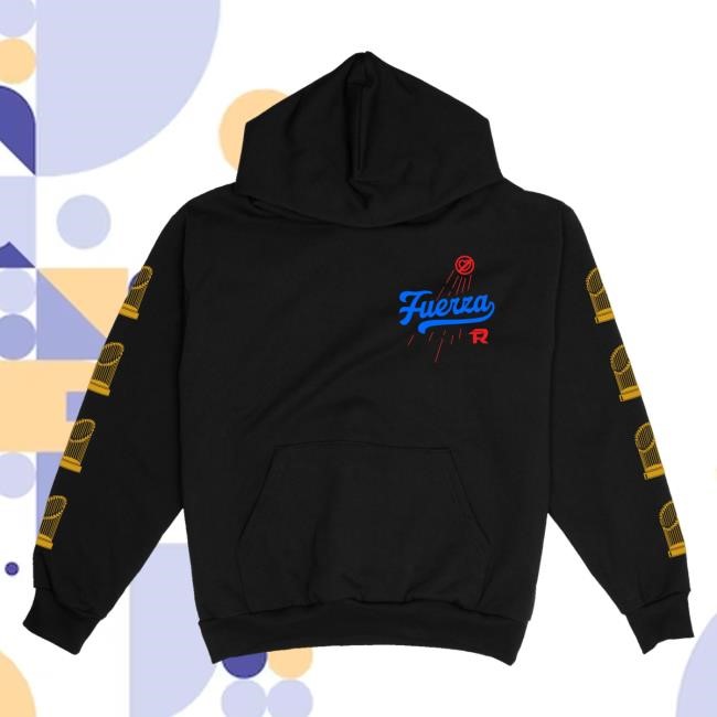Official Fuerza Regida Merch Shop Fr Champs - Black Funny Shirt