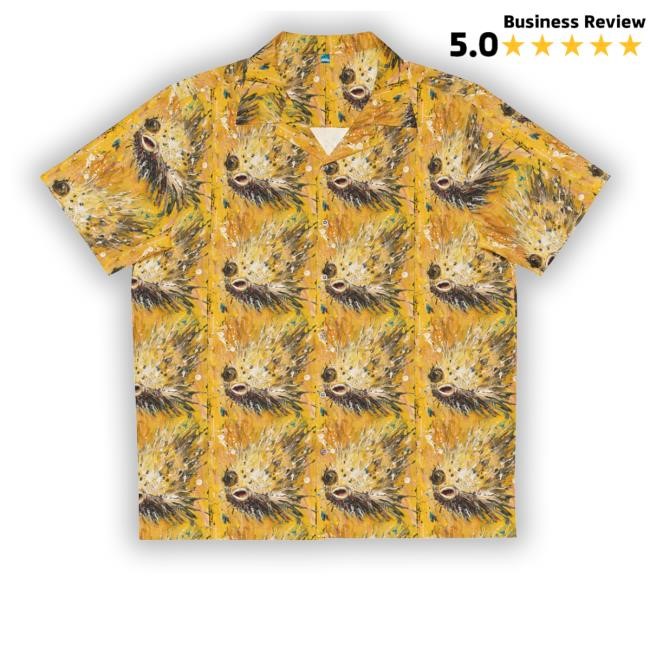 Splattery Pufferfish Hawaiian Shirt