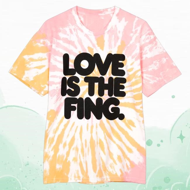 Idles Band Merch Idles Love Is The Fing Tie-Dye Tee Shirt