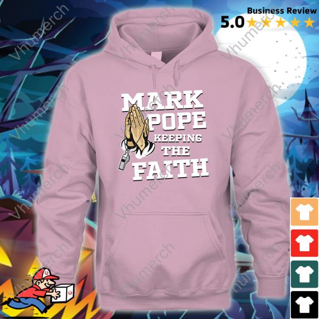 Collegehoopstoday Store Mark Pope Keeping The Faith Crewneck Sweatshirt