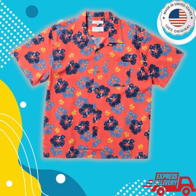 Nudiejeans Merch Arthur Flower Hawaii Shirt