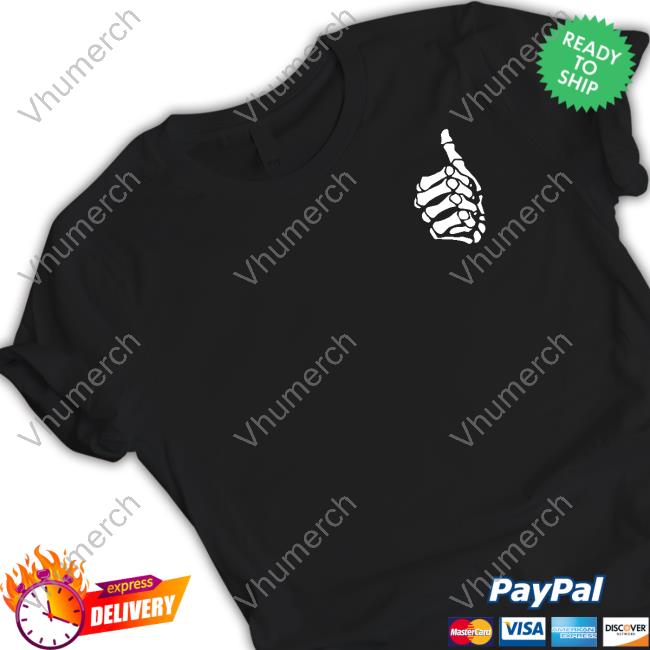 Official Mrballen Skeleton Thumb Tee Shirt