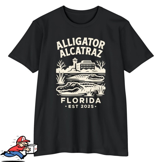 The Babylon Bee Merch Alligator Alcatraz Tee