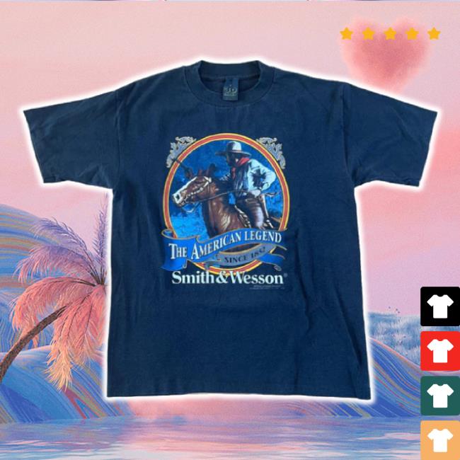 Trending Resetvtg Merch Store Vintage 3D Emblem Smith & Wesson The American Legend Motor City Hall Cycles Decatur Il 1992 Sweaters Resetvtg Shop