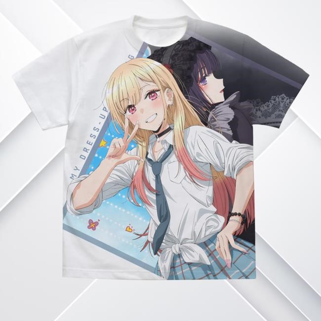 Animate Merch Tv Anime My Dress-Up Darling Marin Kitagawa Full Graphic Classic Shirt