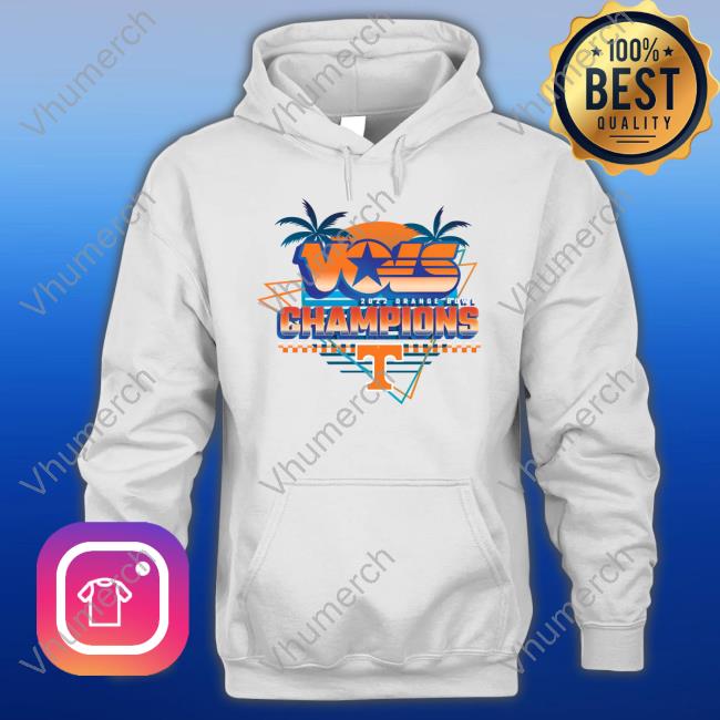 Tennessee Football Vols 2022 Orange Bowl Champions Long Sleeve Tee Shirt