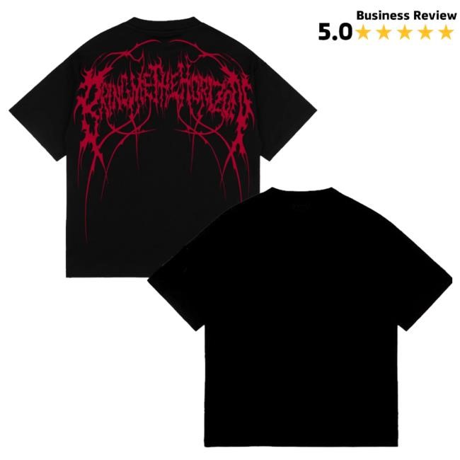 Bmthofficial Merch Logo Black Sweatshirt