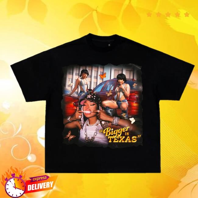 Megan Thee Stallion Merch Store Butterfly Collage Tee Shirt