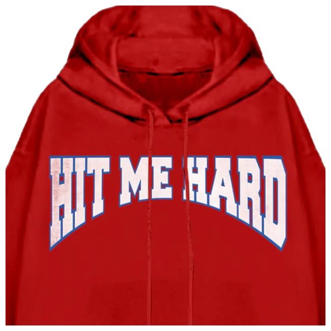 Billieeilish Merch Shop Hit Me Hard And Soft Red Shirts