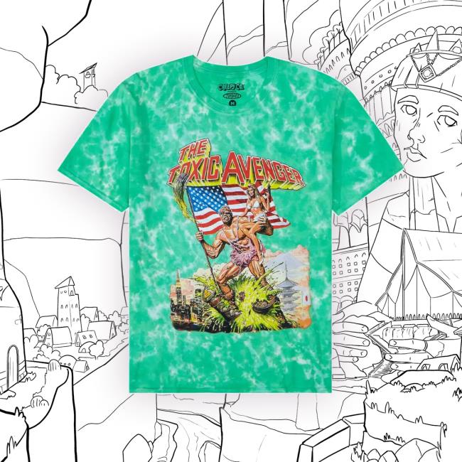 The Toxic Avenger Tie-Dye Sweatshirt