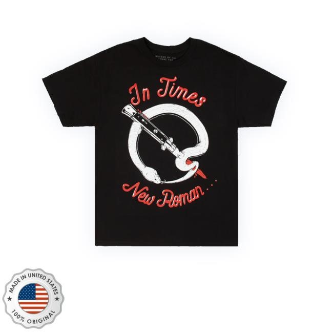 Official Qotsa Store In Times New Roman Q Snake t-shirt, hoodie, tank top, sweater and long sleeve t-shirt