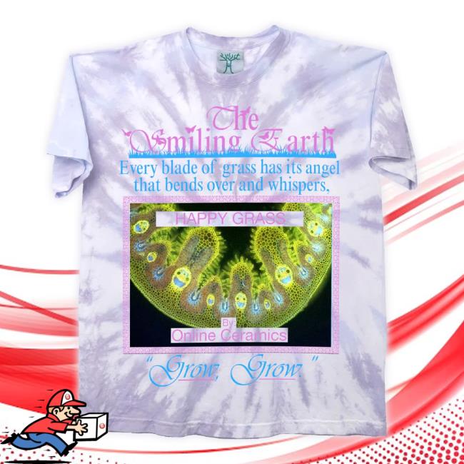 Official August Store Merch Online Ceramics The Smiling Earth Ss Unisex Sweatshirt (Hand Dyed Tie-Dye) August Shop