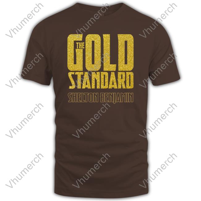 Wwe On Fox The Gold Standard Shelton Benjamin Tee Shirt Wwe On Fox The Gold Standard Shelton Benjamin Tee Shirt