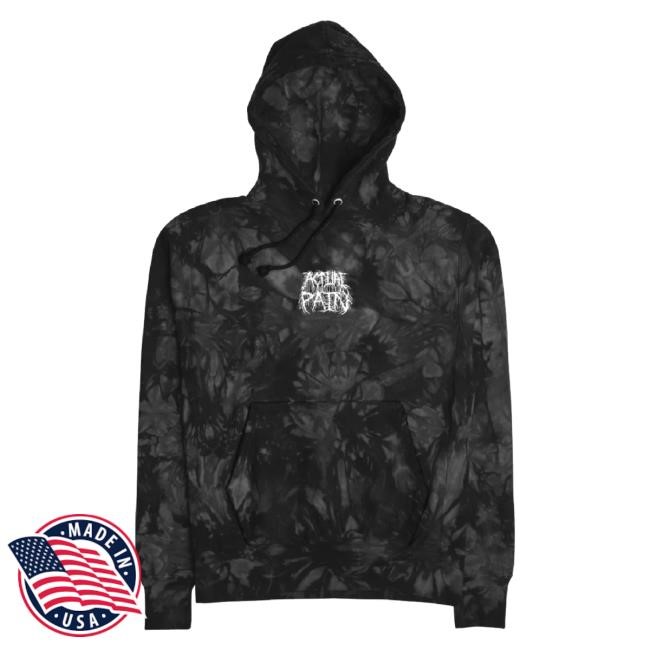 Official Actual Pain Merch Ap Roots Logo Champion Tie-Dye Long Sleeve T Shirt