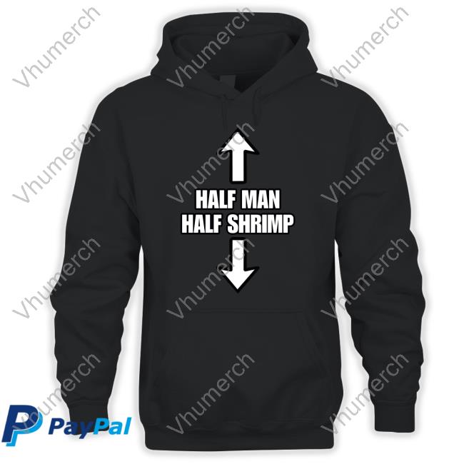 Half Man Half Shrimp Long Sleeve Tee Shirt Goodshirts
