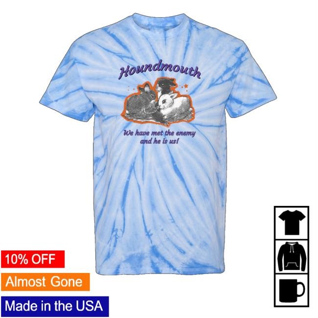 Houndmouth Merch Bunnies Tie Dye
