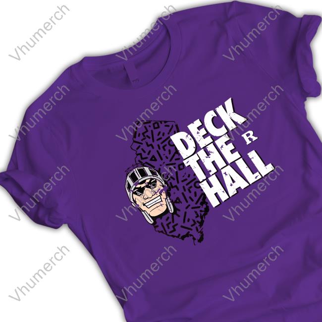 Rutgers Scarlet Knights Deck The Hall T-Shirts
