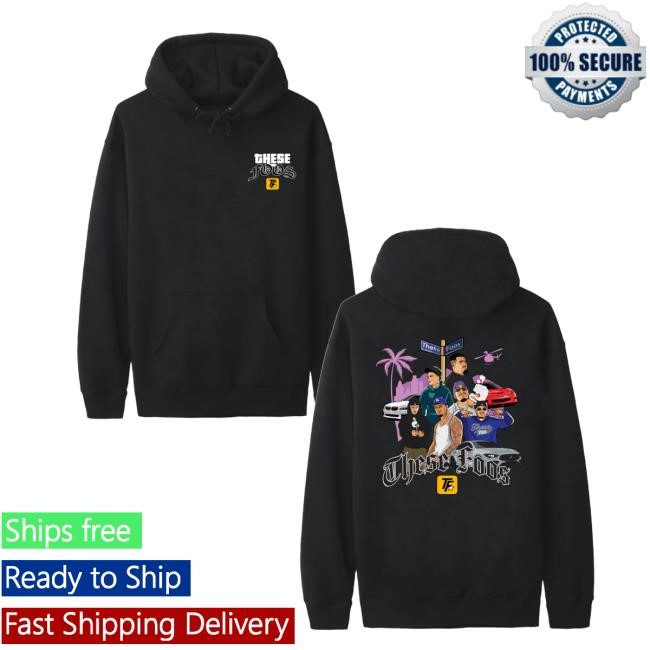Thesefoos Merch These Foos San Andreas Hoodie Sweatshirt