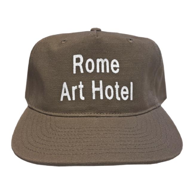 Original Rome Art Hotel Hoodie Sweatshirt - Brown First Port Company Shop