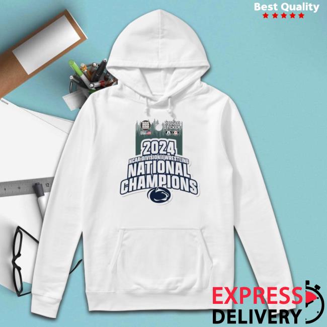 Trending Penn State 2024 12X Wrestling National Champions Rugged Unisex Sweatshirt