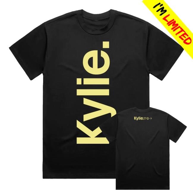 Official Kylie Tension Tour Logo Shirts