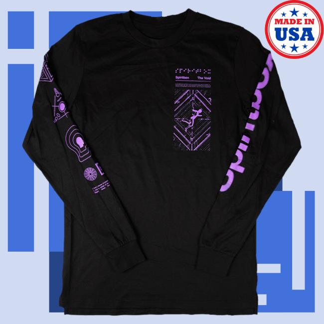 Official Spiritbox Merch Spiritbox Focus Long Sleeve T-Shirt Black