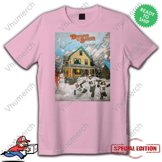 Cleveland Browns Browns Vs Saints Game 15 Dec 24 Shirts New Orleans Saints