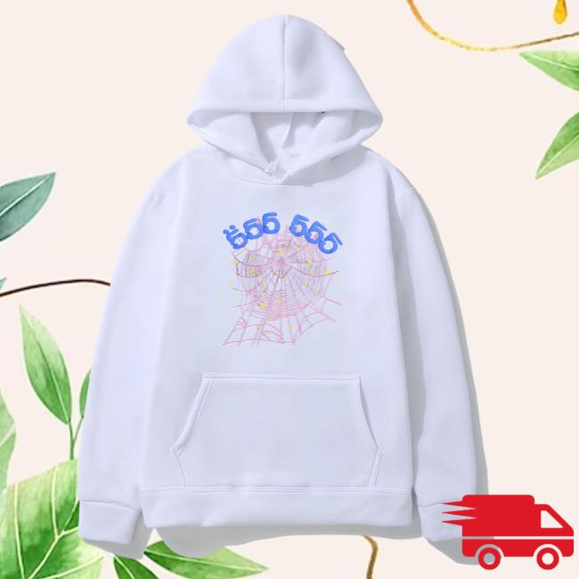 Official Sp5der Clothing Apparel Sp5der Young Thug 555555 Angel Hoodie white Sp5der Merch Store Shop