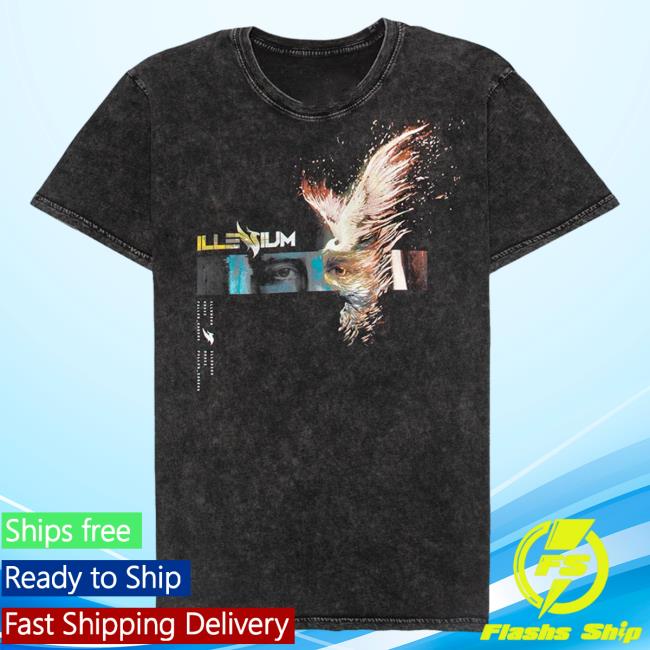 Official Illenium Merch Store Illenium Fallen Embers Stone Wash Hot Shirt Illenium Shop