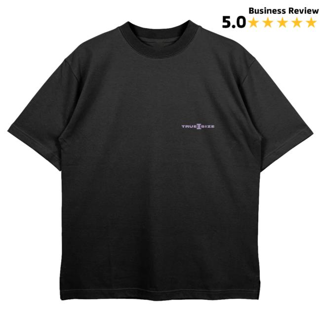 Official Yankeekicks True 2 Size Essential Top Shirt Black Lavender