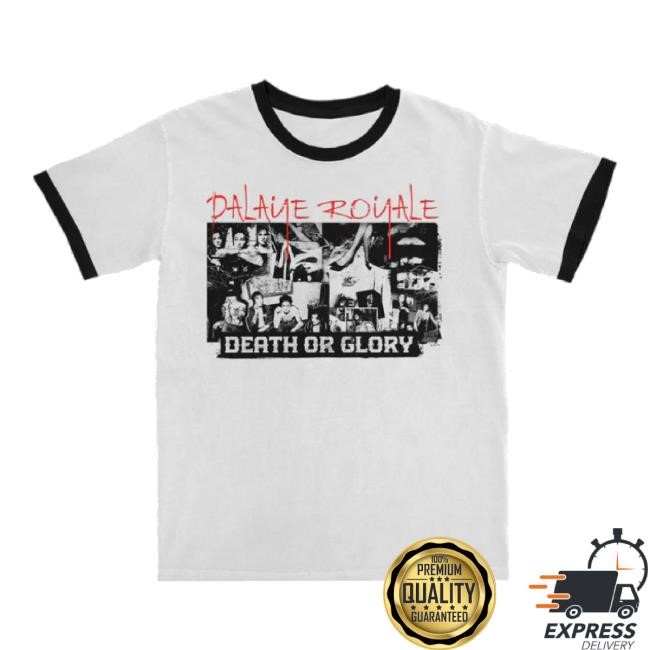Trending Palaye Royale - ‘Collage’ White Ringer Tee Shirt Sumerian Records Shop Merch Store