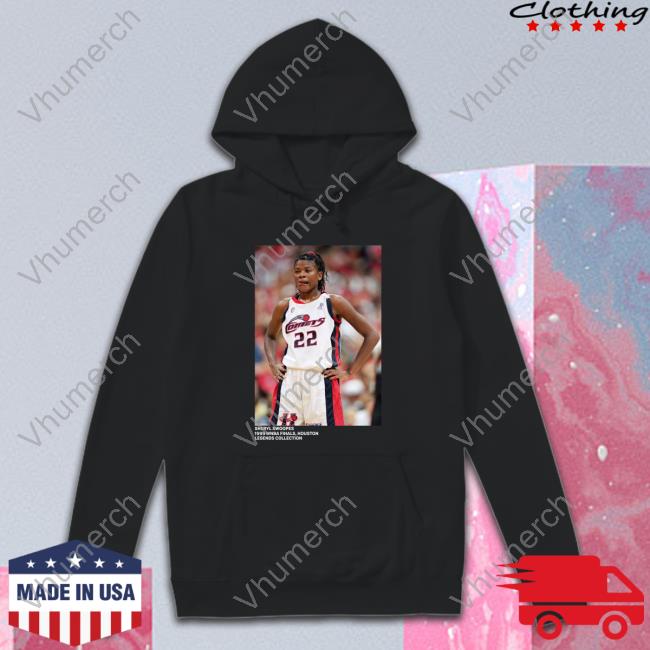 Dawn Staley Wearing Sheryl Swoopes Legends Collection Hoodie