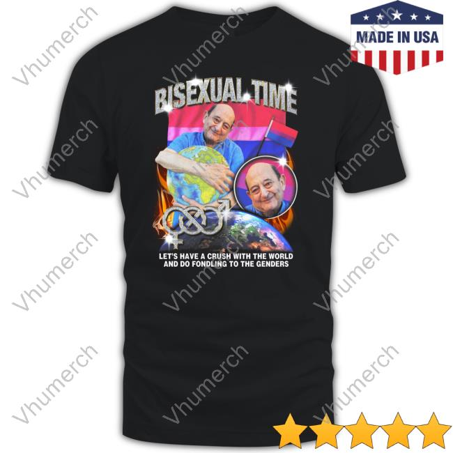 Marcus Pork X Good Shirts Bisexual Time Let's Have A Crush With The World And Do Fondling To The Genders Hoodie