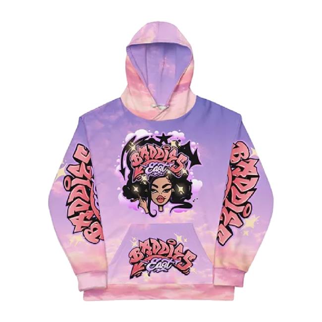 Official I Am Natalie Nunn Merch Store Baddies East Unisex Sweatshirt (Pink Sky) Iamnatalienunn Shop