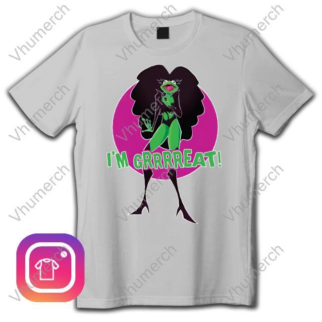 Mhi’Ya Iman Le’Paige Chermit Frog I'm Grrrrreat Shirt