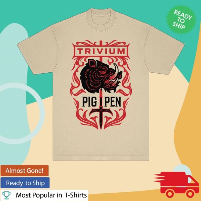 Trivium Merch Pig Sword T-Shirt, Hoodie, Tank Top, Sweater And Long Sleeve T-Shirt