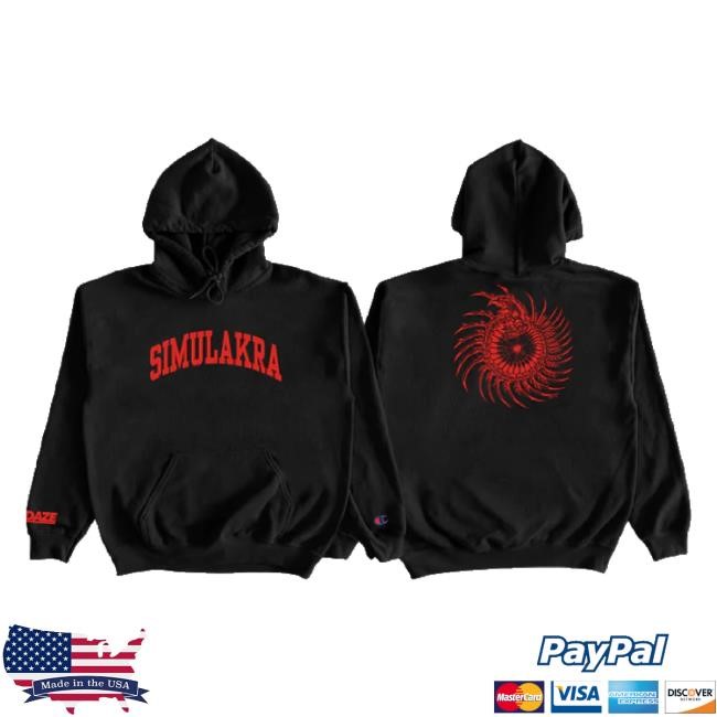Trending Simulakra - Arched Logo Champion Unisex Sweatshirt Daze Style Shop Merch Store