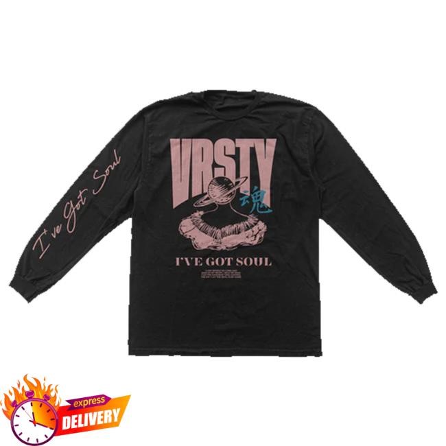 Down Right Merch Shop Vrsty Soul Long Sleeve t-shirt, hoodie, tank top, sweater and long sleeve t-shirt