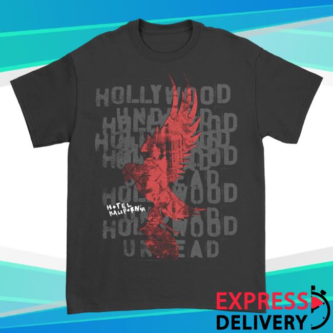 Hollywood Undead Merch Store Dove & Grenade Stacked Logo Tee Shirt HollywoodUndead