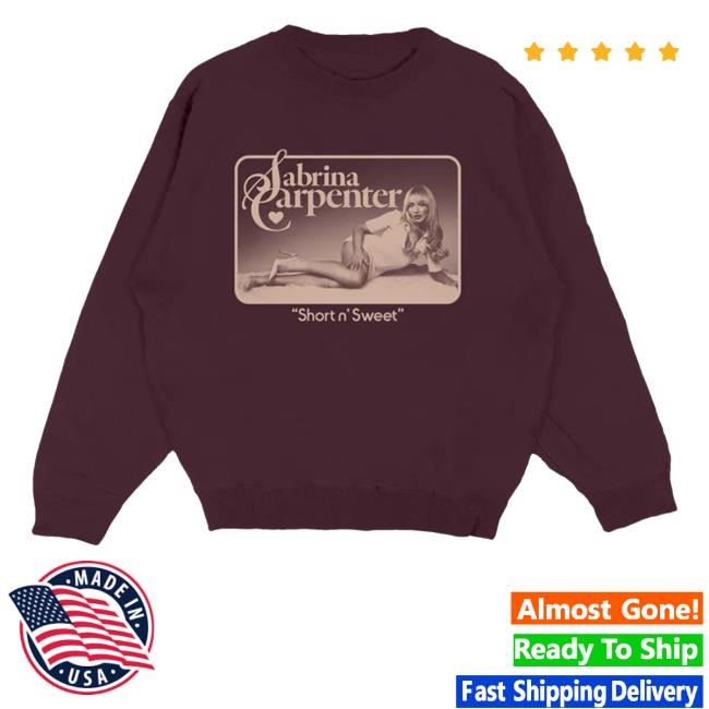 Sabrina Carpenter Short N' Sweet Brown Tour Tank Top