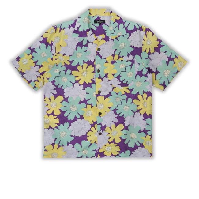Cosmos Flowers Of Fall Silk Aloha T Shirts