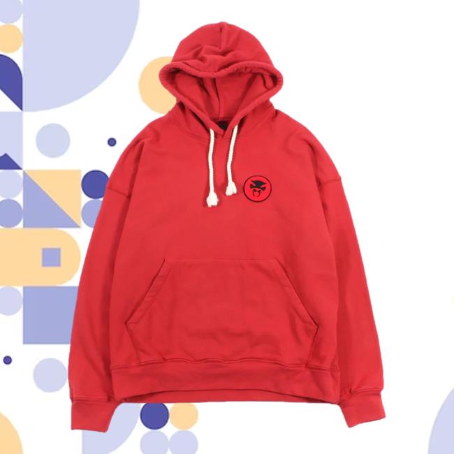 Official Thundercat Merch Thundercat X Mutsu Cozy Terry Pullover Hoodie Red Theamazingthundercatstore